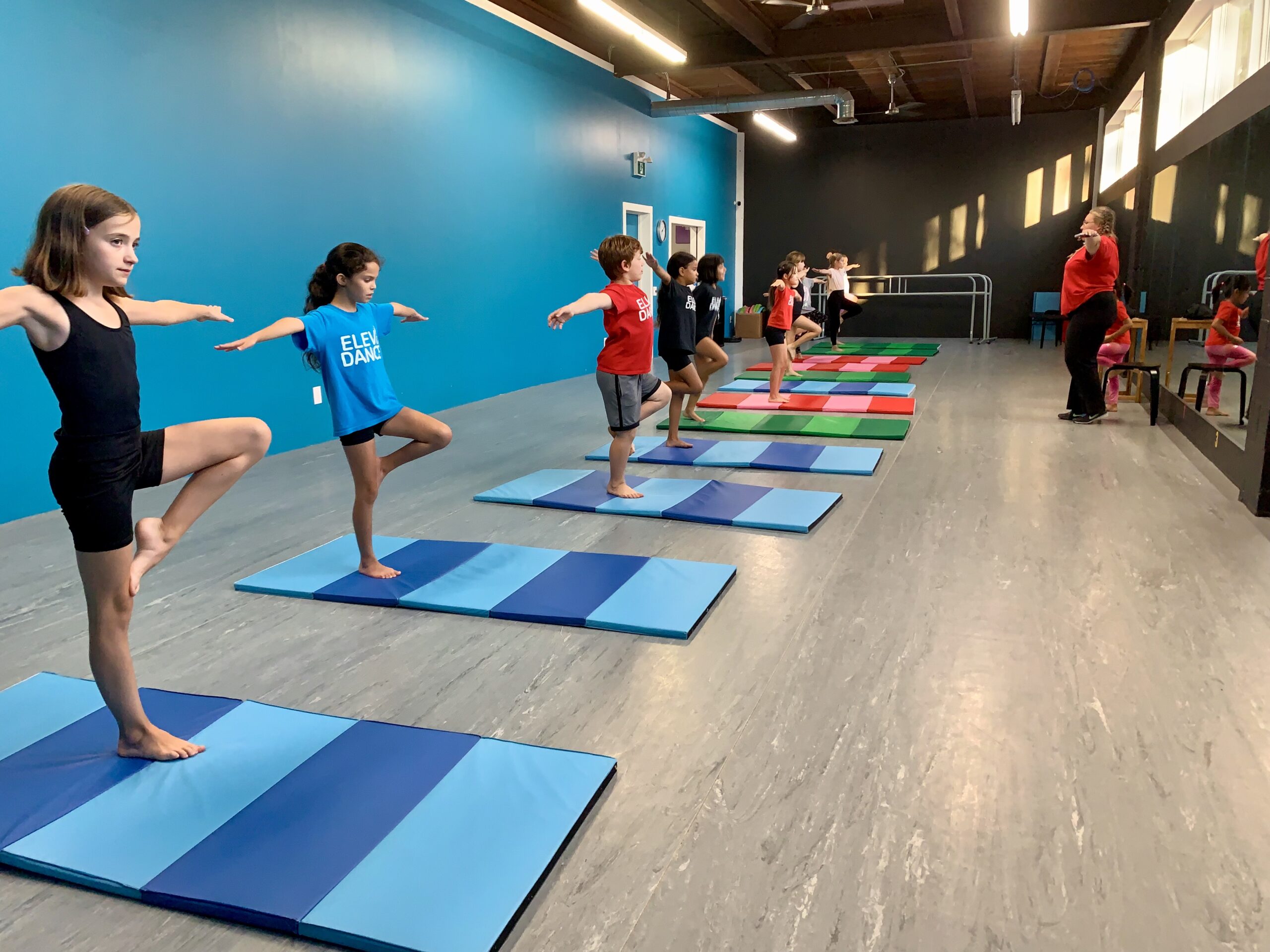 Dancers training and growing at Elev8 Dance